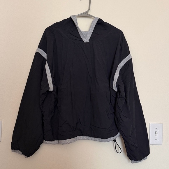free people movement Tops - Free People Movement Don’t Back Down Nylon Pullover Lined Windbreaker - Black